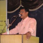 Hon. Principal Praveen Chougule Delivering His Introductory Speech.