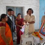 Prin. Dr. Praveen Chougale And Guests Lightning Lamp On One Day Workshop Under Lead College Scheme