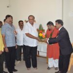 Prin. Praveen Chougale Welcomes Cabinet Minister Hon.Hasanso Mushrif