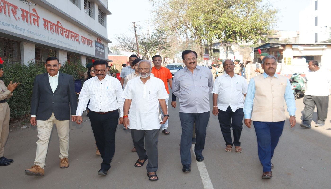 Hon.Mr. Thorat Sir visit