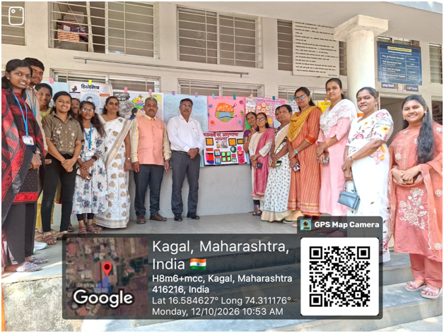 Poster Presentation Held with Enthusiasm at D. R. Mane Mahavidyalaya on the Occasion of World Mental Health Day